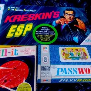 Vintage Board Games. Each game has price see description